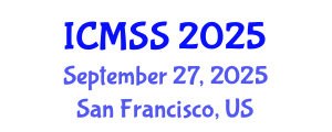 International Conference on Mathematical and Statistical Sciences (ICMSS) September 27, 2025 - San Francisco, United States