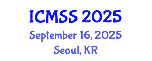 International Conference on Mathematical and Statistical Sciences (ICMSS) September 16, 2025 - Seoul, Republic of Korea