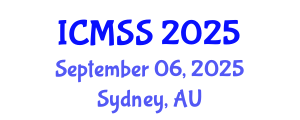 International Conference on Mathematical and Statistical Sciences (ICMSS) September 06, 2025 - Sydney, Australia