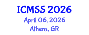 International Conference on Mathematical and Statistical Sciences (ICMSS) April 06, 2026 - Athens, Greece International Conference on Mathematical and Statistical Sciences (ICMSS) April 06, 2026 - Athens, Greece