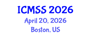 International Conference on Mathematical and Statistical Sciences (ICMSS) April 20, 2026 - Boston, United States International Conference on Mathematical and Statistical Sciences (ICMSS) April 20, 2026 - Boston, United States