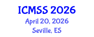 International Conference on Mathematical and Statistical Sciences (ICMSS) April 20, 2026 - Seville, Spain International Conference on Mathematical and Statistical Sciences (ICMSS) April 20, 2026 - Seville, Spain