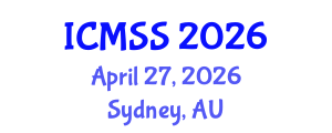 International Conference on Mathematical and Statistical Sciences (ICMSS) April 27, 2026 - Sydney, Australia