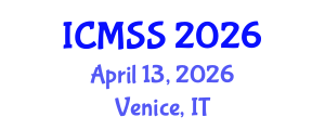 International Conference on Mathematical and Statistical Sciences (ICMSS) April 13, 2026 - Venice, Italy International Conference on Mathematical and Statistical Sciences (ICMSS) April 13, 2026 - Venice, Italy