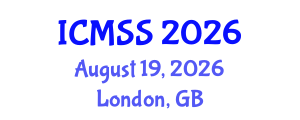 International Conference on Mathematical and Statistical Sciences (ICMSS) August 19, 2026 - London, United Kingdom International Conference on Mathematical and Statistical Sciences (ICMSS) August 19, 2026 - London, United Kingdom