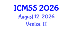 International Conference on Mathematical and Statistical Sciences (ICMSS) August 12, 2026 - Venice, Italy International Conference on Mathematical and Statistical Sciences (ICMSS) August 12, 2026 - Venice, Italy