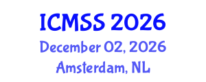 International Conference on Mathematical and Statistical Sciences (ICMSS) December 02, 2026 - Amsterdam, Netherlands International Conference on Mathematical and Statistical Sciences (ICMSS) December 02, 2026 - Amsterdam, Netherlands