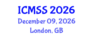 International Conference on Mathematical and Statistical Sciences (ICMSS) December 09, 2026 - London, United Kingdom International Conference on Mathematical and Statistical Sciences (ICMSS) December 09, 2026 - London, United Kingdom