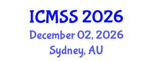 International Conference on Mathematical and Statistical Sciences (ICMSS) December 02, 2026 - Sydney, Australia