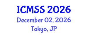International Conference on Mathematical and Statistical Sciences (ICMSS) December 02, 2026 - Tokyo, Japan International Conference on Mathematical and Statistical Sciences (ICMSS) December 02, 2026 - Tokyo, Japan