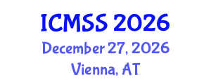 International Conference on Mathematical and Statistical Sciences (ICMSS) December 27, 2026 - Vienna, Austria International Conference on Mathematical and Statistical Sciences (ICMSS) December 27, 2026 - Vienna, Austria