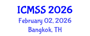 International Conference on Mathematical and Statistical Sciences (ICMSS) February 02, 2026 - Bangkok, Thailand