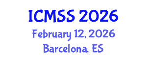 International Conference on Mathematical and Statistical Sciences (ICMSS) February 12, 2026 - Barcelona, Spain International Conference on Mathematical and Statistical Sciences (ICMSS) February 12, 2026 - Barcelona, Spain