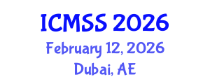 International Conference on Mathematical and Statistical Sciences (ICMSS) February 12, 2026 - Dubai, United Arab Emirates