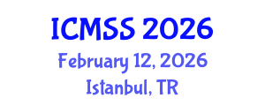 International Conference on Mathematical and Statistical Sciences (ICMSS) February 12, 2026 - Istanbul, Turkey International Conference on Mathematical and Statistical Sciences (ICMSS) February 12, 2026 - Istanbul, Turkey