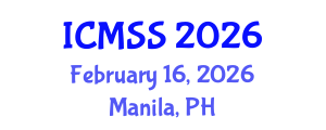 International Conference on Mathematical and Statistical Sciences (ICMSS) February 16, 2026 - Manila, Philippines