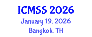 International Conference on Mathematical and Statistical Sciences (ICMSS) January 19, 2026 - Bangkok, Thailand