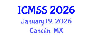 International Conference on Mathematical and Statistical Sciences (ICMSS) January 19, 2026 - Cancún, Mexico