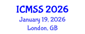 International Conference on Mathematical and Statistical Sciences (ICMSS) January 19, 2026 - London, United Kingdom