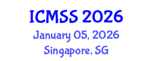 International Conference on Mathematical and Statistical Sciences (ICMSS) January 05, 2026 - Singapore, Singapore