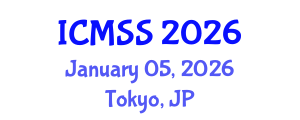 International Conference on Mathematical and Statistical Sciences (ICMSS) January 05, 2026 - Tokyo, Japan International Conference on Mathematical and Statistical Sciences (ICMSS) January 05, 2026 - Tokyo, Japan