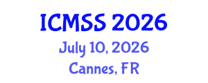 International Conference on Mathematical and Statistical Sciences (ICMSS) July 10, 2026 - Cannes, France International Conference on Mathematical and Statistical Sciences (ICMSS) July 10, 2026 - Cannes, France