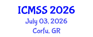 International Conference on Mathematical and Statistical Sciences (ICMSS) July 03, 2026 - Corfu, Greece International Conference on Mathematical and Statistical Sciences (ICMSS) July 03, 2026 - Corfu, Greece