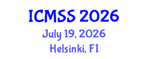 International Conference on Mathematical and Statistical Sciences (ICMSS) July 19, 2026 - Helsinki, Finland International Conference on Mathematical and Statistical Sciences (ICMSS) July 19, 2026 - Helsinki, Finland