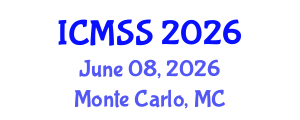 International Conference on Mathematical and Statistical Sciences (ICMSS) June 08, 2026 - Monte Carlo, Monaco International Conference on Mathematical and Statistical Sciences (ICMSS) June 08, 2026 - Monte Carlo, Monaco