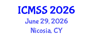 International Conference on Mathematical and Statistical Sciences (ICMSS) June 29, 2026 - Nicosia, Cyprus International Conference on Mathematical and Statistical Sciences (ICMSS) June 29, 2026 - Nicosia, Cyprus