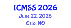 International Conference on Mathematical and Statistical Sciences (ICMSS) June 22, 2026 - Oslo, Norway International Conference on Mathematical and Statistical Sciences (ICMSS) June 22, 2026 - Oslo, Norway