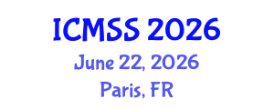 International Conference on Mathematical and Statistical Sciences (ICMSS) June 22, 2026 - Paris, France International Conference on Mathematical and Statistical Sciences (ICMSS) June 22, 2026 - Paris, France