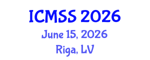 International Conference on Mathematical and Statistical Sciences (ICMSS) June 15, 2026 - Riga, Latvia International Conference on Mathematical and Statistical Sciences (ICMSS) June 15, 2026 - Riga, Latvia