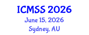 International Conference on Mathematical and Statistical Sciences (ICMSS) June 15, 2026 - Sydney, Australia