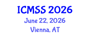 International Conference on Mathematical and Statistical Sciences (ICMSS) June 22, 2026 - Vienna, Austria International Conference on Mathematical and Statistical Sciences (ICMSS) June 22, 2026 - Vienna, Austria