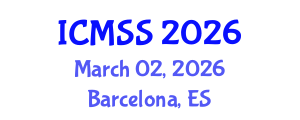International Conference on Mathematical and Statistical Sciences (ICMSS) March 02, 2026 - Barcelona, Spain International Conference on Mathematical and Statistical Sciences (ICMSS) March 02, 2026 - Barcelona, Spain