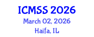 International Conference on Mathematical and Statistical Sciences (ICMSS) March 02, 2026 - Haifa, Israel International Conference on Mathematical and Statistical Sciences (ICMSS) March 02, 2026 - Haifa, Israel