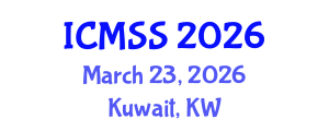 International Conference on Mathematical and Statistical Sciences (ICMSS) March 23, 2026 - Kuwait, Kuwait International Conference on Mathematical and Statistical Sciences (ICMSS) March 23, 2026 - Kuwait, Kuwait