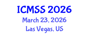 International Conference on Mathematical and Statistical Sciences (ICMSS) March 23, 2026 - Las Vegas, United States International Conference on Mathematical and Statistical Sciences (ICMSS) March 23, 2026 - Las Vegas, United States