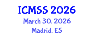 International Conference on Mathematical and Statistical Sciences (ICMSS) March 30, 2026 - Madrid, Spain International Conference on Mathematical and Statistical Sciences (ICMSS) March 30, 2026 - Madrid, Spain