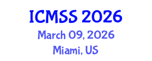 International Conference on Mathematical and Statistical Sciences (ICMSS) March 09, 2026 - Miami, United States International Conference on Mathematical and Statistical Sciences (ICMSS) March 09, 2026 - Miami, United States