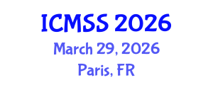 International Conference on Mathematical and Statistical Sciences (ICMSS) March 29, 2026 - Paris, France