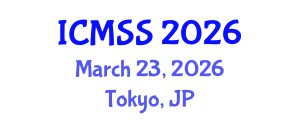 International Conference on Mathematical and Statistical Sciences (ICMSS) March 23, 2026 - Tokyo, Japan International Conference on Mathematical and Statistical Sciences (ICMSS) March 23, 2026 - Tokyo, Japan