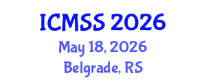 International Conference on Mathematical and Statistical Sciences (ICMSS) May 18, 2026 - Belgrade, Serbia International Conference on Mathematical and Statistical Sciences (ICMSS) May 18, 2026 - Belgrade, Serbia