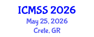 International Conference on Mathematical and Statistical Sciences (ICMSS) May 25, 2026 - Crete, Greece International Conference on Mathematical and Statistical Sciences (ICMSS) May 25, 2026 - Crete, Greece