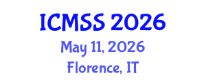 International Conference on Mathematical and Statistical Sciences (ICMSS) May 11, 2026 - Florence, Italy International Conference on Mathematical and Statistical Sciences (ICMSS) May 11, 2026 - Florence, Italy