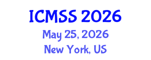 International Conference on Mathematical and Statistical Sciences (ICMSS) May 25, 2026 - New York, United States International Conference on Mathematical and Statistical Sciences (ICMSS) May 25, 2026 - New York, United States