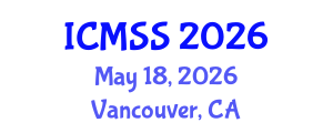 International Conference on Mathematical and Statistical Sciences (ICMSS) May 18, 2026 - Vancouver, Canada International Conference on Mathematical and Statistical Sciences (ICMSS) May 18, 2026 - Vancouver, Canada