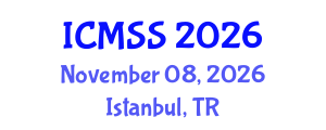 International Conference on Mathematical and Statistical Sciences (ICMSS) November 08, 2026 - Istanbul, Turkey International Conference on Mathematical and Statistical Sciences (ICMSS) November 08, 2026 - Istanbul, Turkey