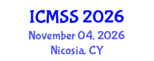 International Conference on Mathematical and Statistical Sciences (ICMSS) November 04, 2026 - Nicosia, Cyprus International Conference on Mathematical and Statistical Sciences (ICMSS) November 04, 2026 - Nicosia, Cyprus